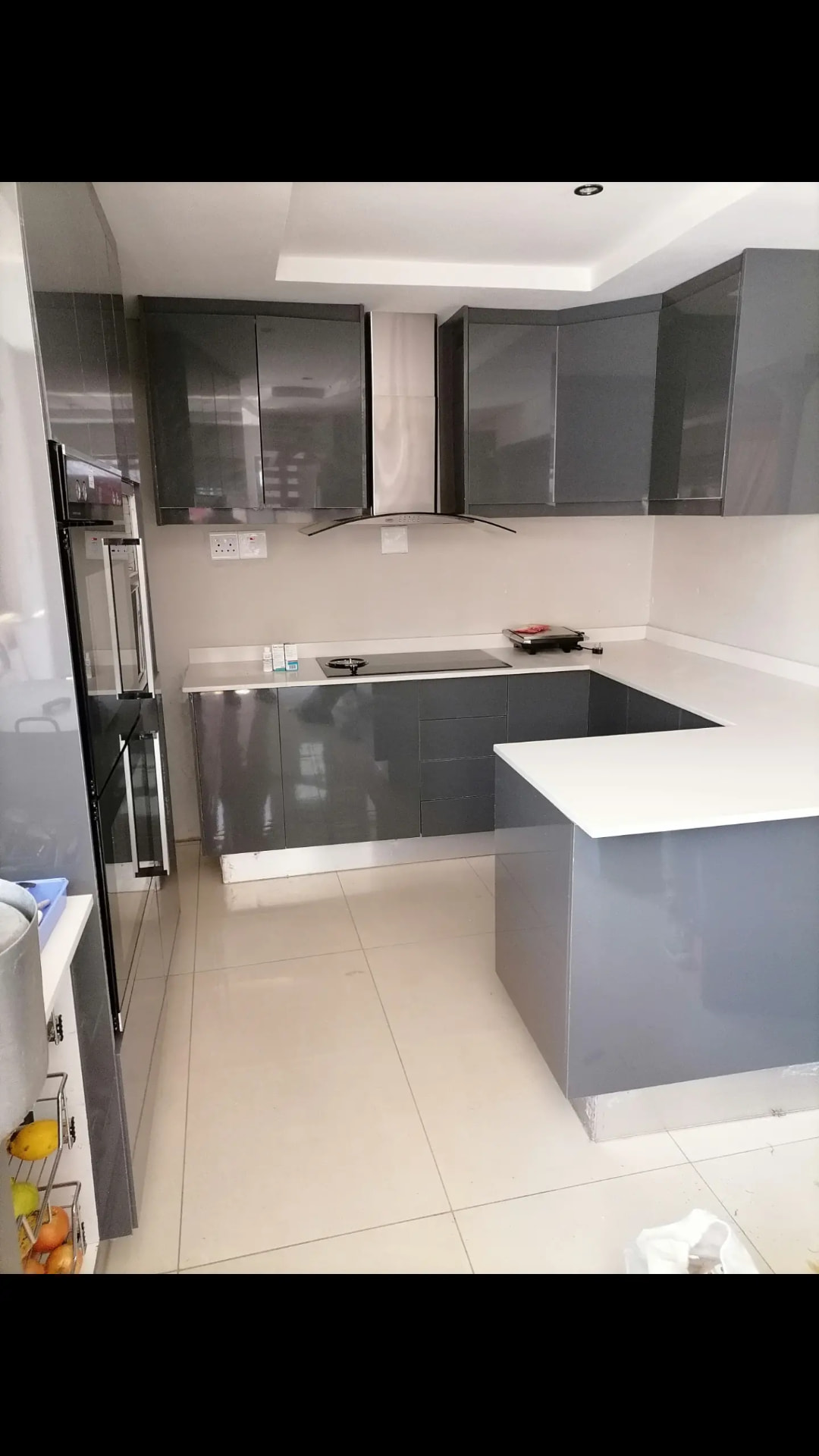 Gloss Grey Kitchen